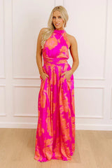 Garden Glam Floral Maxi Dress
