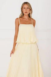 Real Deal Crop Top Yellow