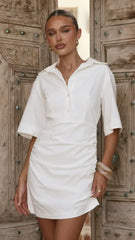 Sydney Mini Dress - White