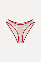 x BELLA HADID Catalina Bikini Bottom - Strawberry Polka Dot