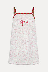 Coppola Cotton Babydoll Dress - Tiny Berry