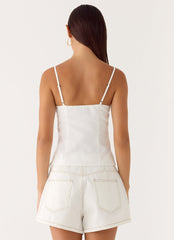 Samah Top - White