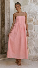 Stayla Maxi Dress - Coral
