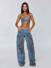 Jacinta Cargo Denim