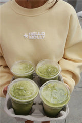 BASE Fleece Round Neck Sweatshirt Butter