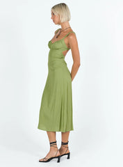 Georgia Midi Dress Green