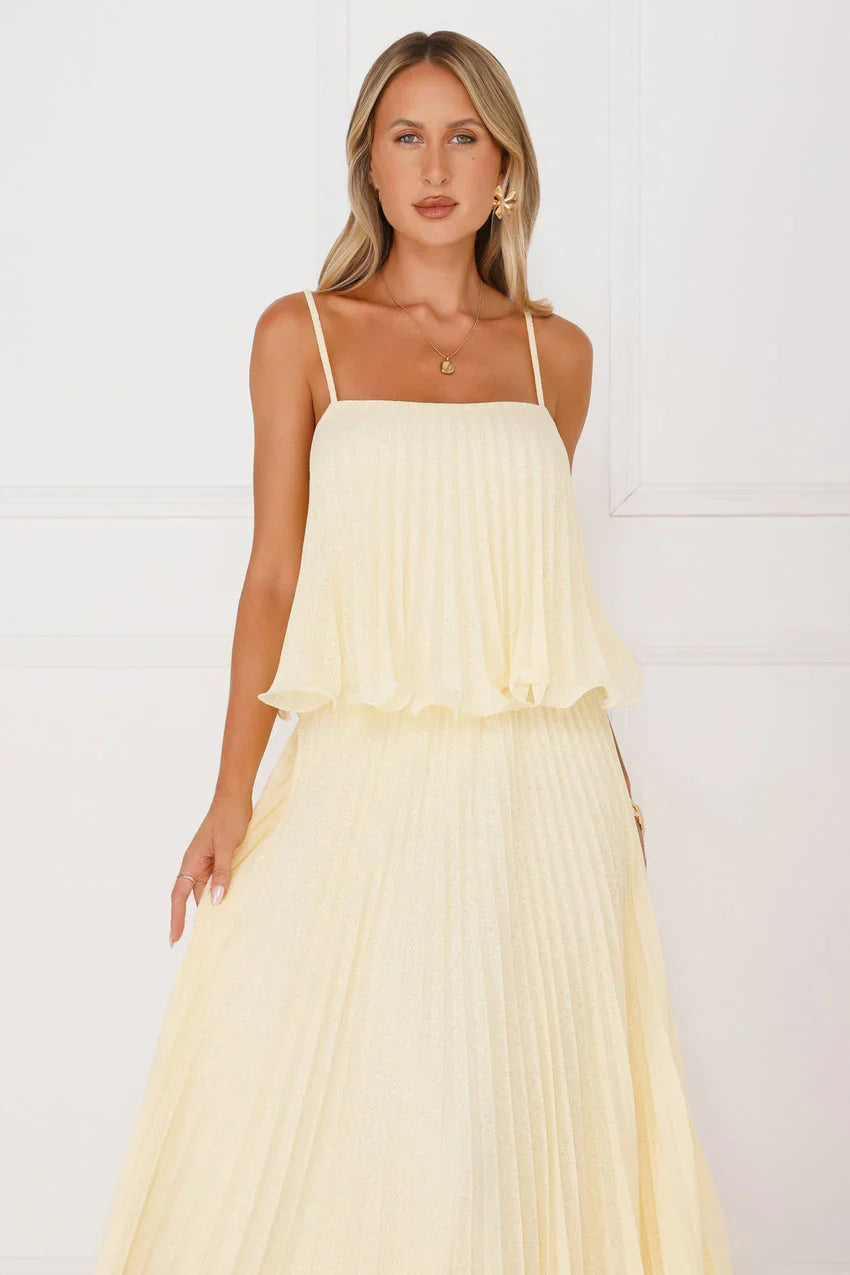 Real Deal Crop Top Yellow
