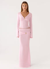 Colipso Long Sleeve Top - Pink