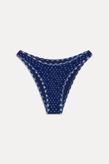 Presley High Waisted Bikini Bottom - Starry Night