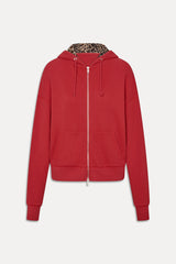 Weekend Zip Up Hoodie - Strawberry Red
